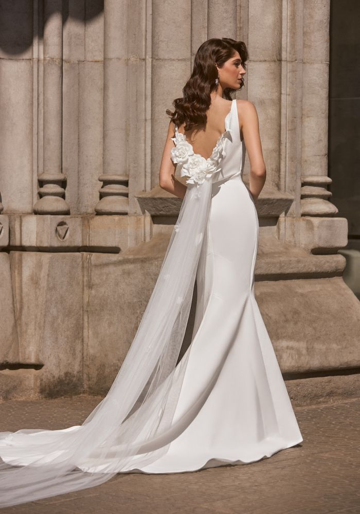 Robe de mariée DIANA de HERVE MOREAU – Nicéa Mariage Nice