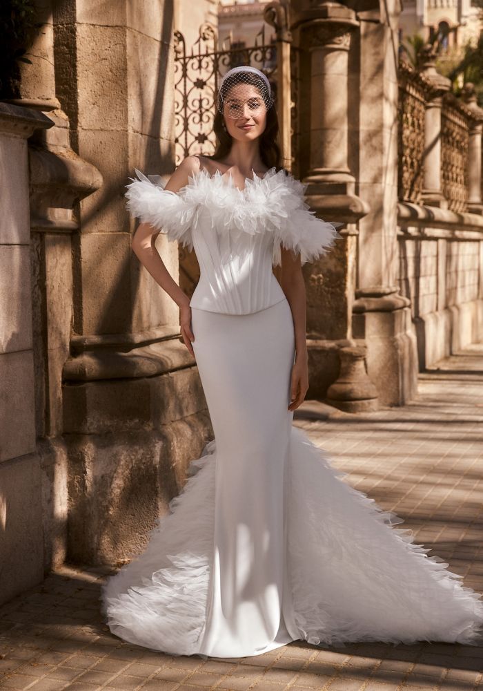 Robe de mariée DARLING de HERVE MOREAU – Nicéa Mariage Nice