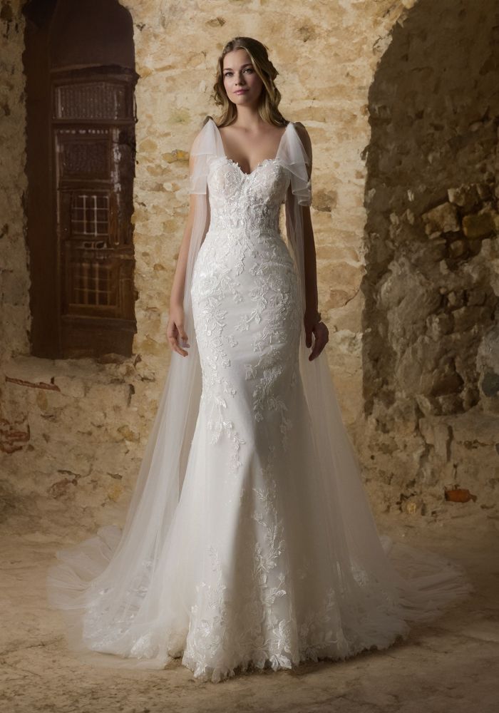 Robe de mariée SALOTE de NICOLE MILANO by Pronovias – Nicéa Mariage Nice