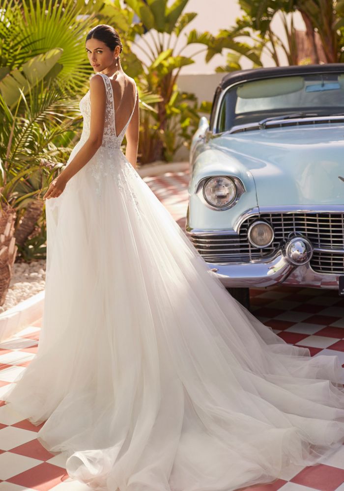 Robe de mariée JESSIE de LUNA NOVIAS – Nicéa Mariage Nice