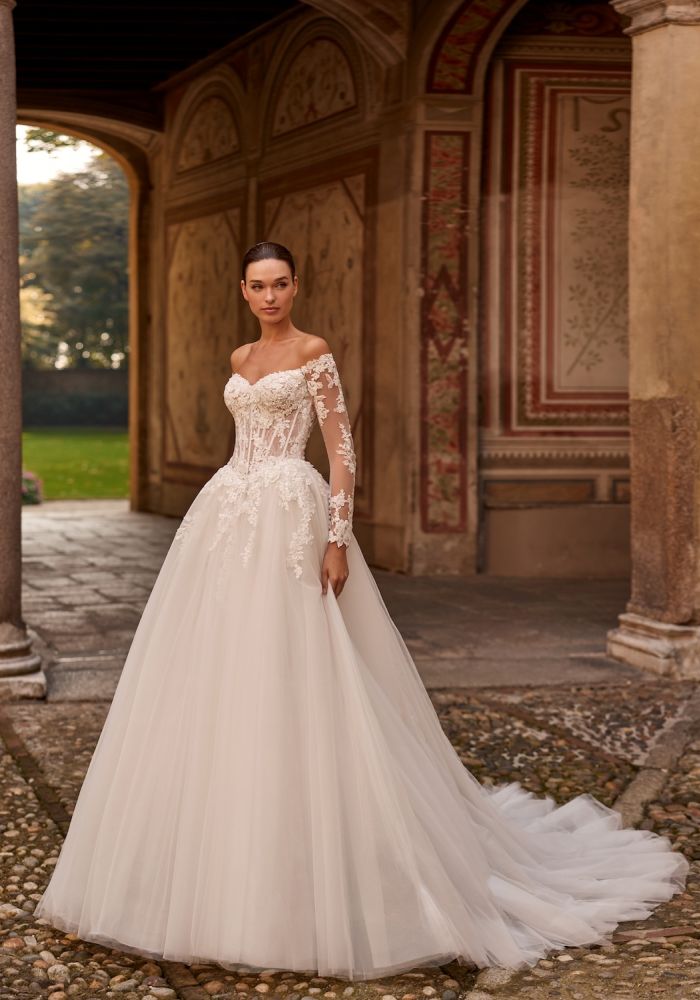 Robe de mariée DINAH de ALBERTO PALATCHI – Nicéa Mariage Nice