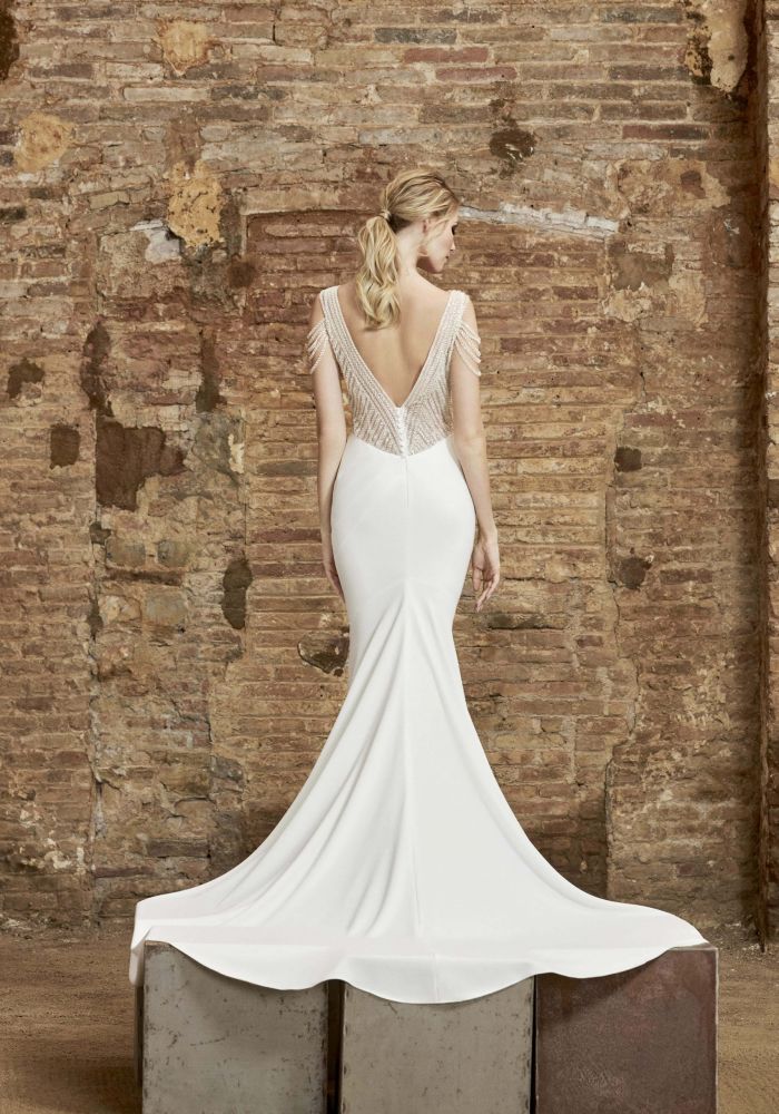 Robe de mariée GLADNESS de HERVE MOREAU – Nicéa Mariage Nice