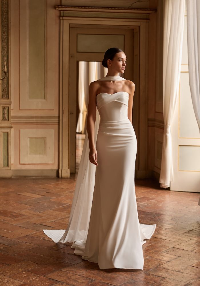 Robe de mariée MALIN de ALBERTO PALATCHI – Nicéa Mariage Nice