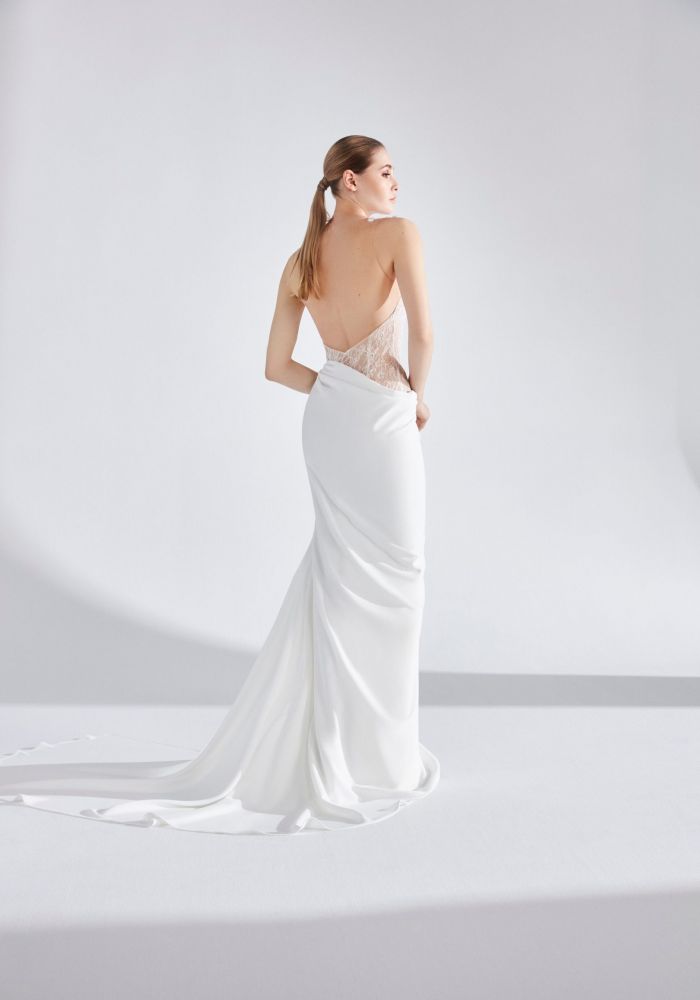 Robe de mariée CECILIA de HERVE MOREAU – Nicéa Mariage Nice