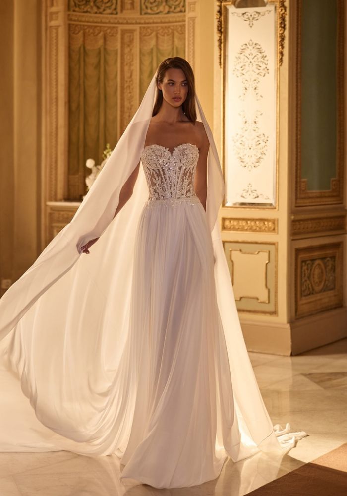 Robe de mariée NEDA de ALBERTO PALATCHI – Nicéa Mariage Nice