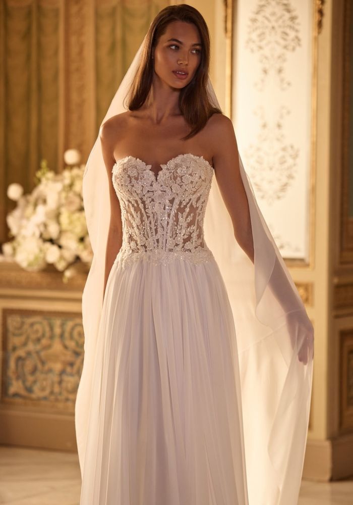 Robe de mariée NEDA de ALBERTO PALATCHI – Nicéa Mariage Nice
