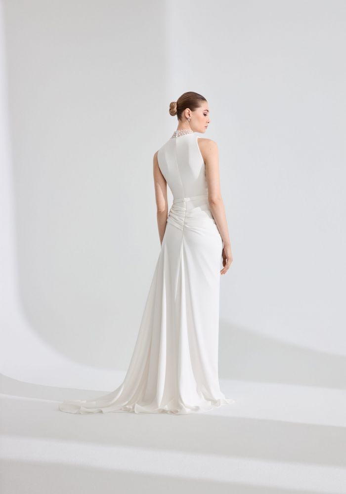 Robe de mariée CAPUCINE de HERVE MOREAU – Nicéa Mariage Nice