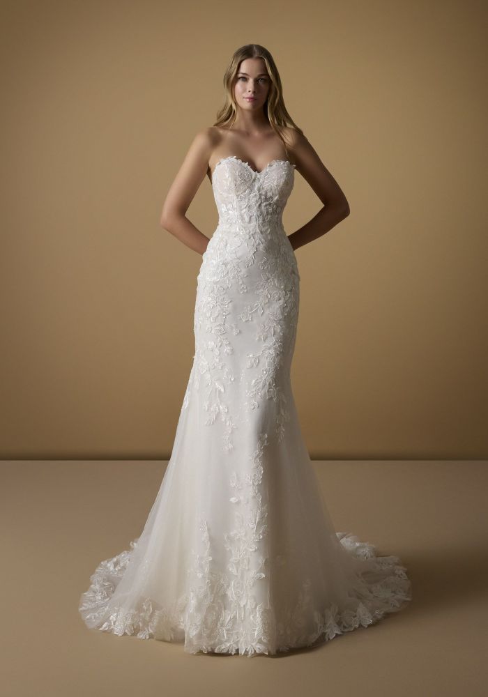 Robe de mariée SALOTE de NICOLE MILANO by Pronovias – Nicéa Mariage Nice