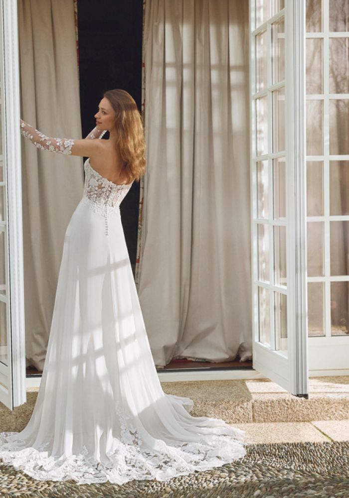 Robe de mariée SAFRA de ALBERTO PALATCHI – Nicéa Mariage Nice