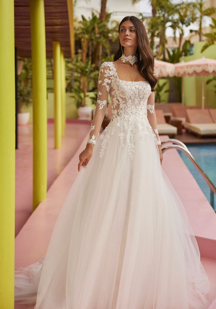 Robe de mariée JET de LUNA NOVIAS – Nicéa Mariage Nice