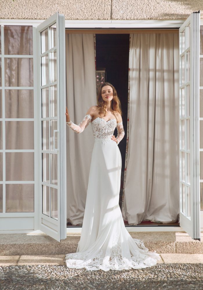 Robe de mariée SAFRA de ALBERTO PALATCHI – Nicéa Mariage Nice