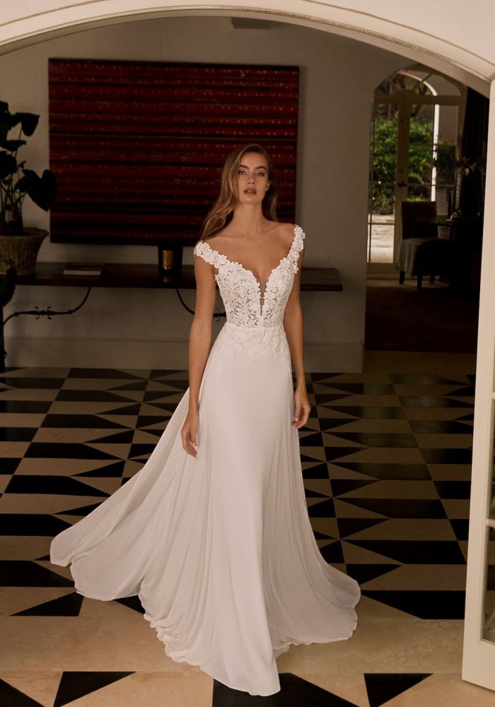 Robe de mariée AIDA de ALBERTO PALATCHI – Nicéa Mariage Nice