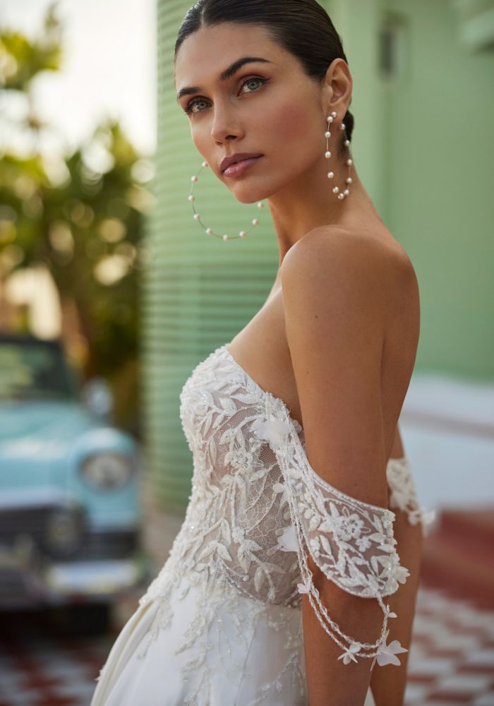 Robe de mariée JORDIE de LUNA NOVIAS – Nicéa Mariage Nice