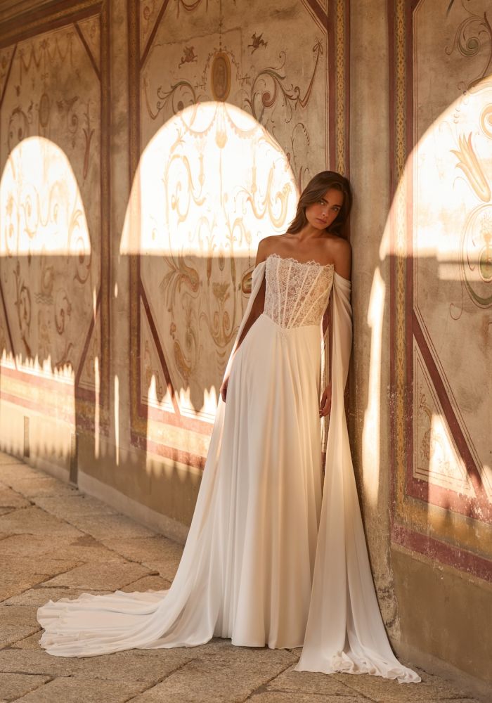 Robe de mariée RAFFAELA de ALBERTO PALATCHI – Nicéa Mariage Nice