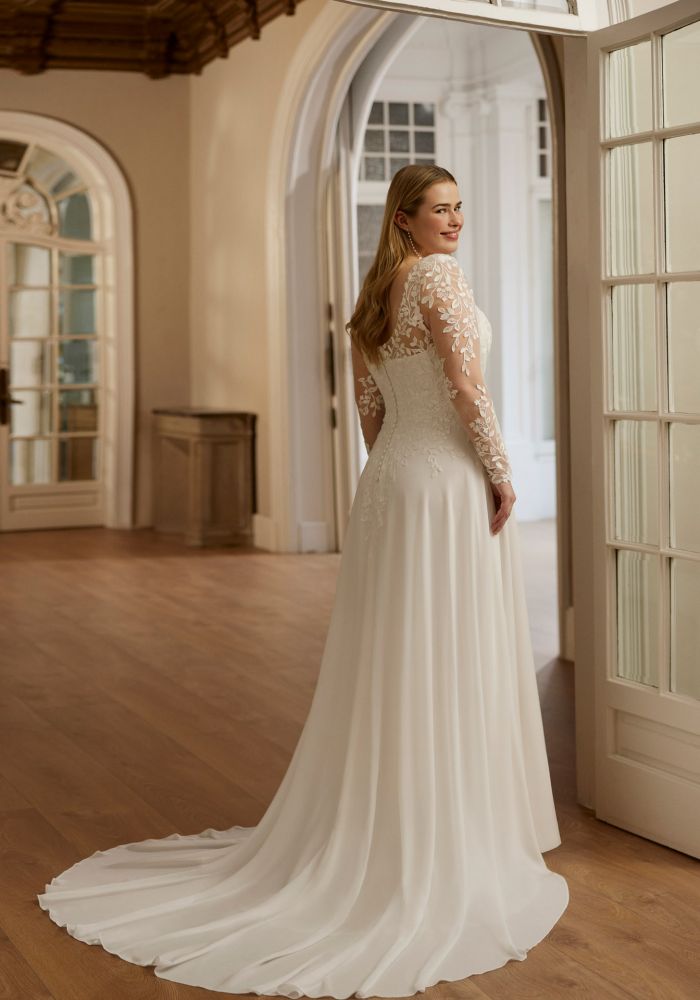 Robe de mariée WASTEL de LUNA NOVIAS – Nicéa Mariage Nice