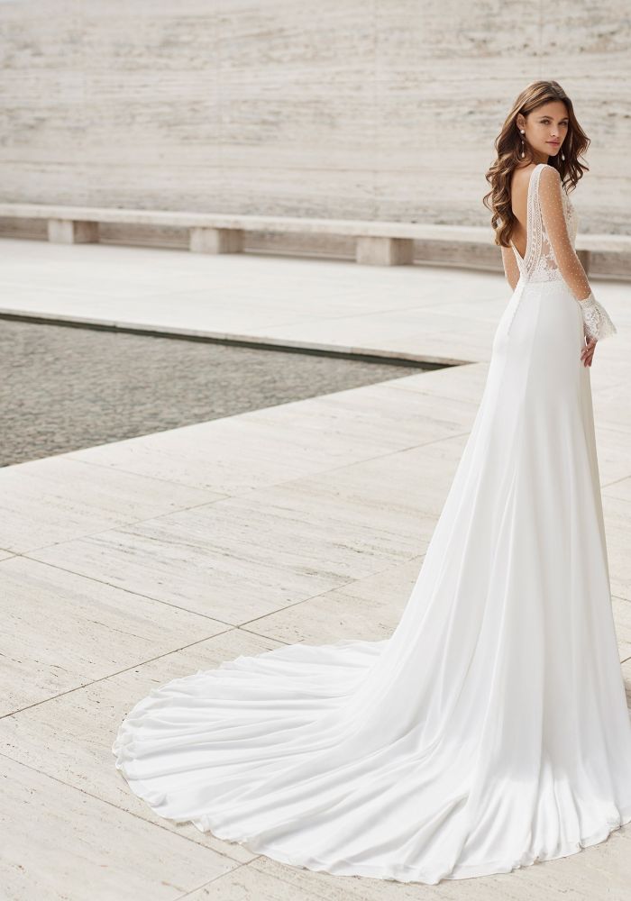 Robe de mariée NARAY de ROSA CLARÁ – Nicéa Mariage Nice