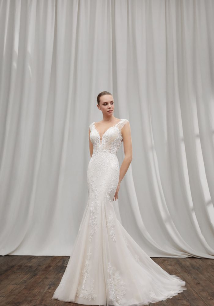 Robe de mariée FAITH de ALBERTO PALATCHI – Nicéa Mariage Nice