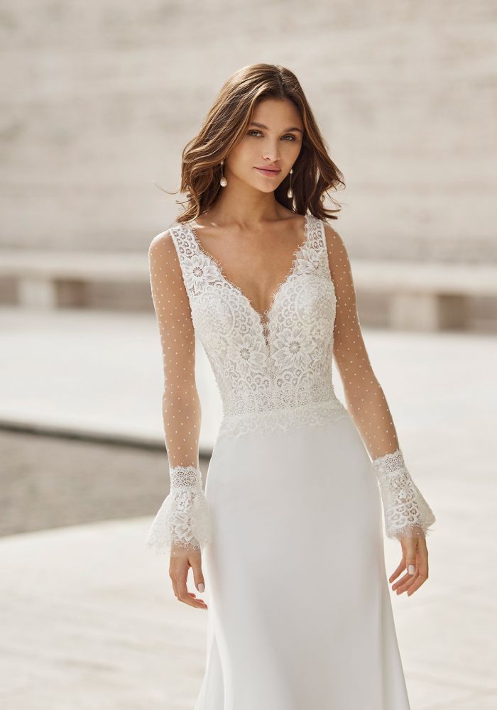 Robe de mariée NARAY de ROSA CLARÁ – Nicéa Mariage Nice
