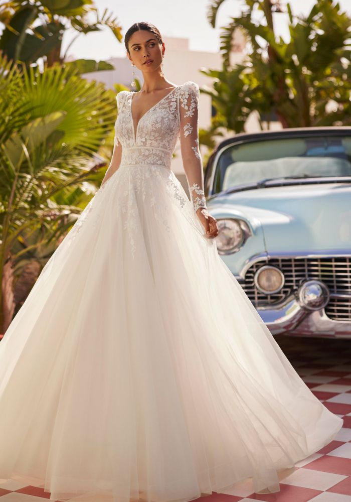 Robe de mariée JESSIE de LUNA NOVIAS – Nicéa Mariage Nice