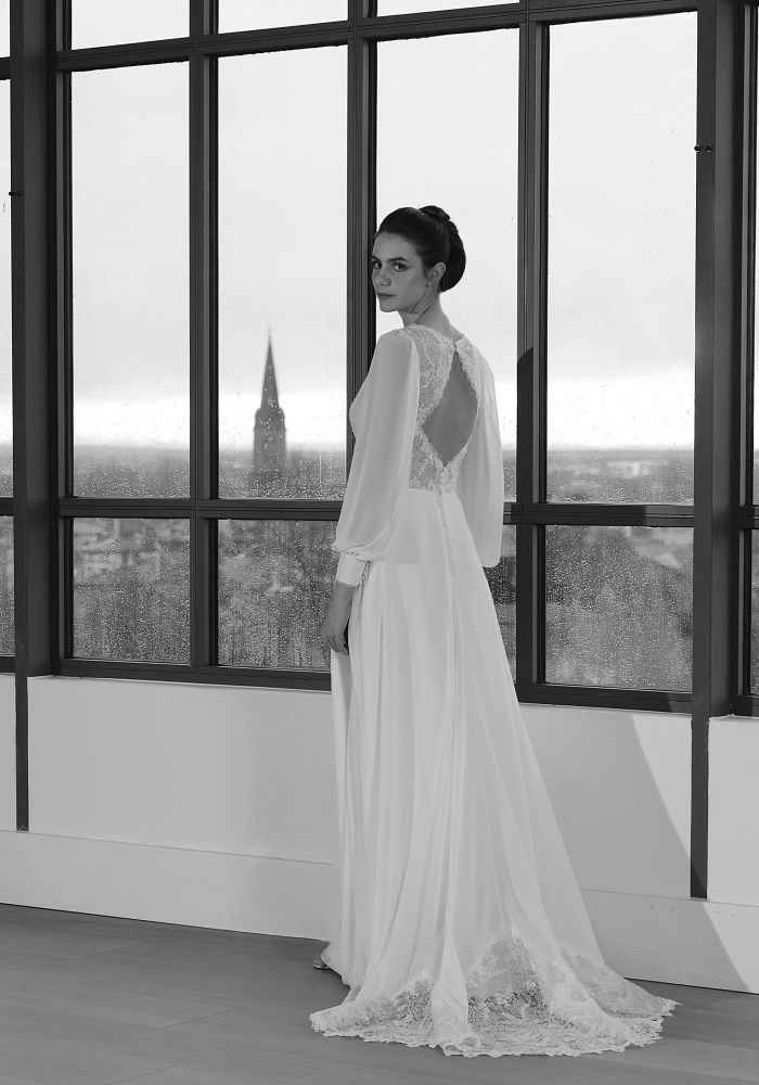 Robe de mariée ARCADIE de CRÉATIONS BOCHET – Nicéa Mariage Nice