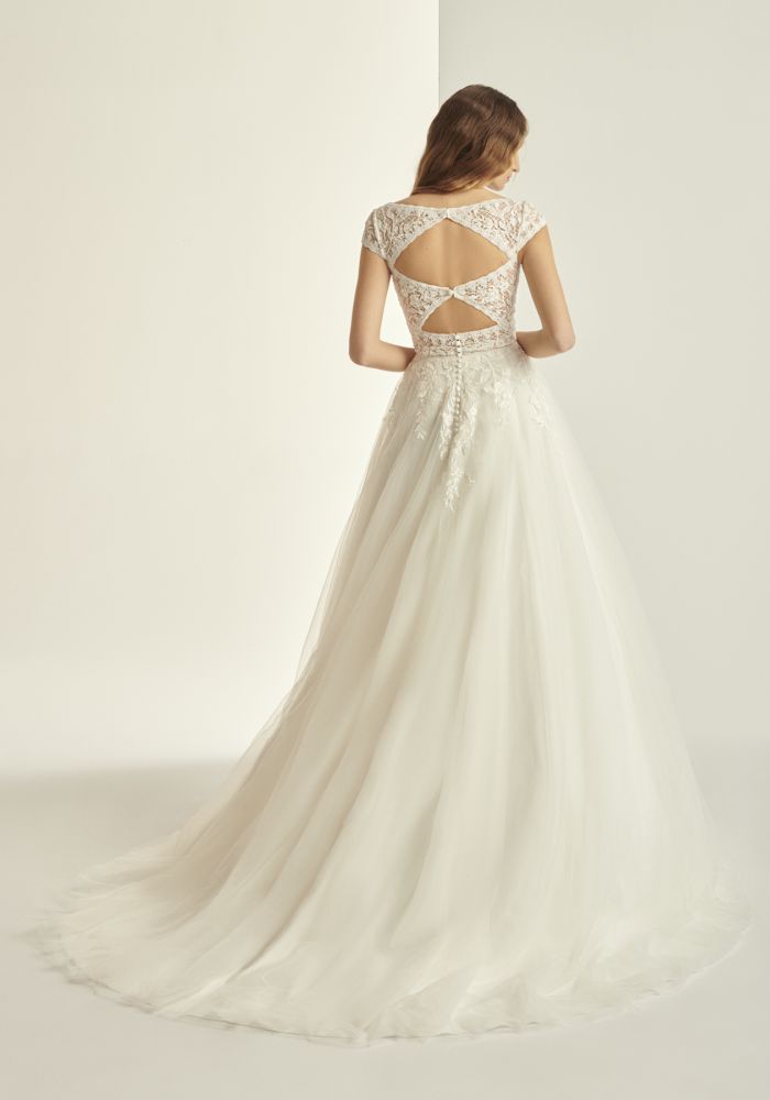 Robe de mariée PAMELA de ALBERTO PALATCHI – Nicéa Mariage Nice