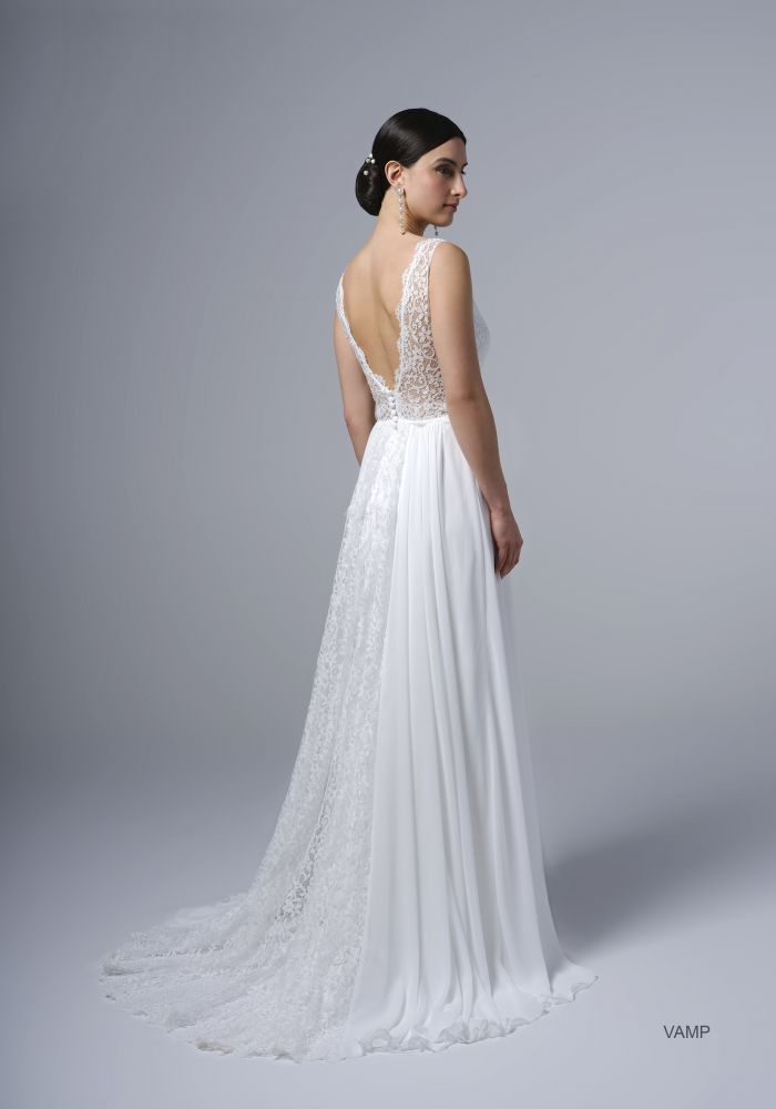 Robe de mariée VAMP de CRÉATIONS BOCHET – Nicéa Mariage Nice