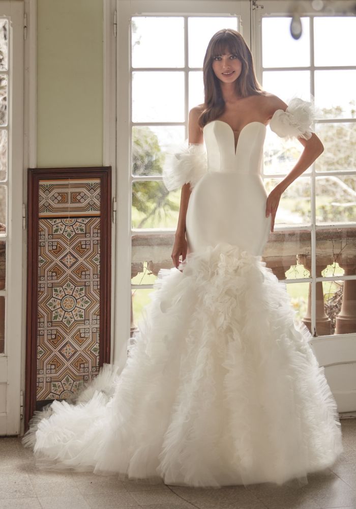 Robe de mariée ADONISIA de NICOLE MILANO by Pronovias – Nicéa Mariage Nice