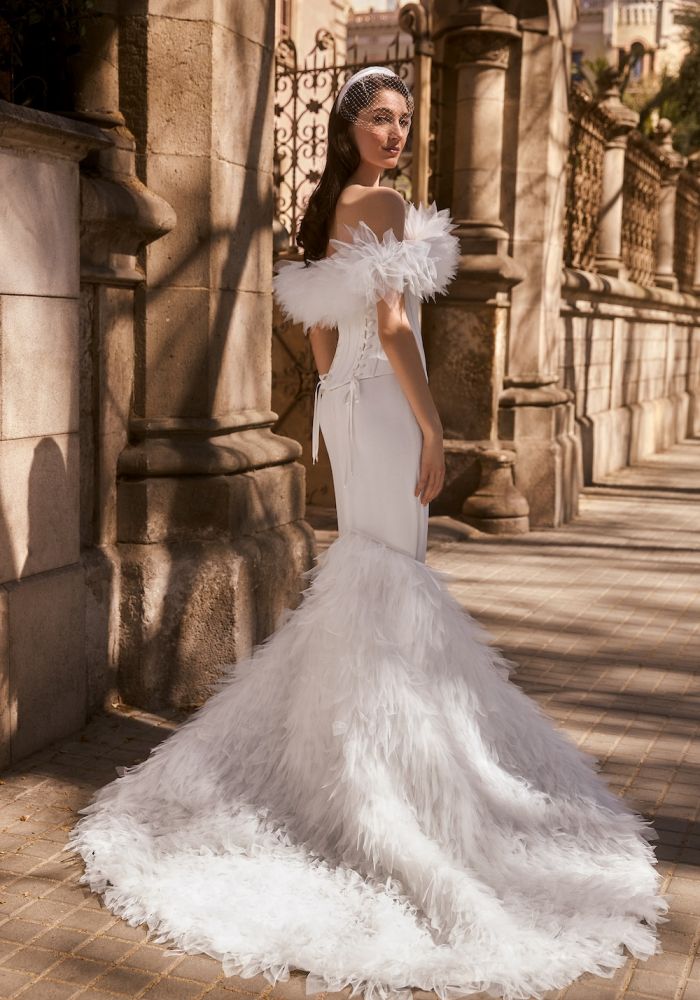 Robe de mariée DARLING de HERVE MOREAU – Nicéa Mariage Nice