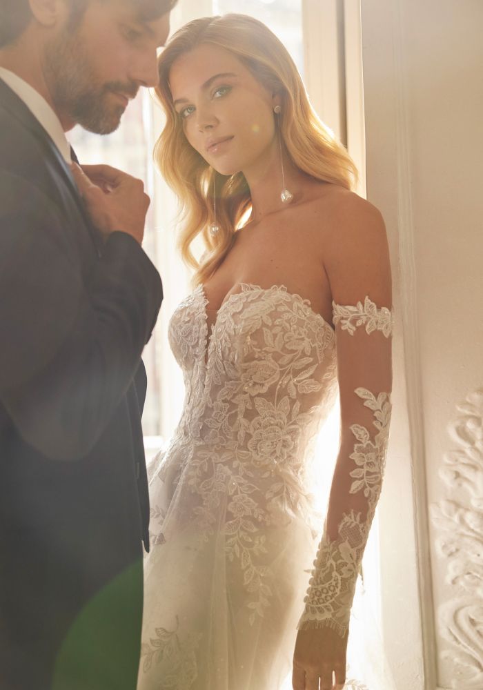 Robe de mariée SICILIA de LUNA NOVIAS – Nicéa Mariage Nice