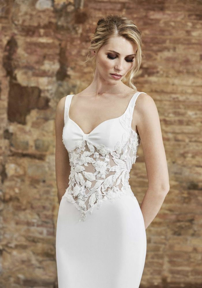 Robe de mariée JOY de HERVE MOREAU – Nicéa Mariage Nice