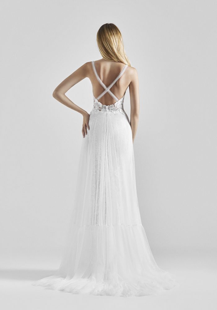 Robe de mariée IRIS de HERVE MOREAU – Nicéa Mariage Nice