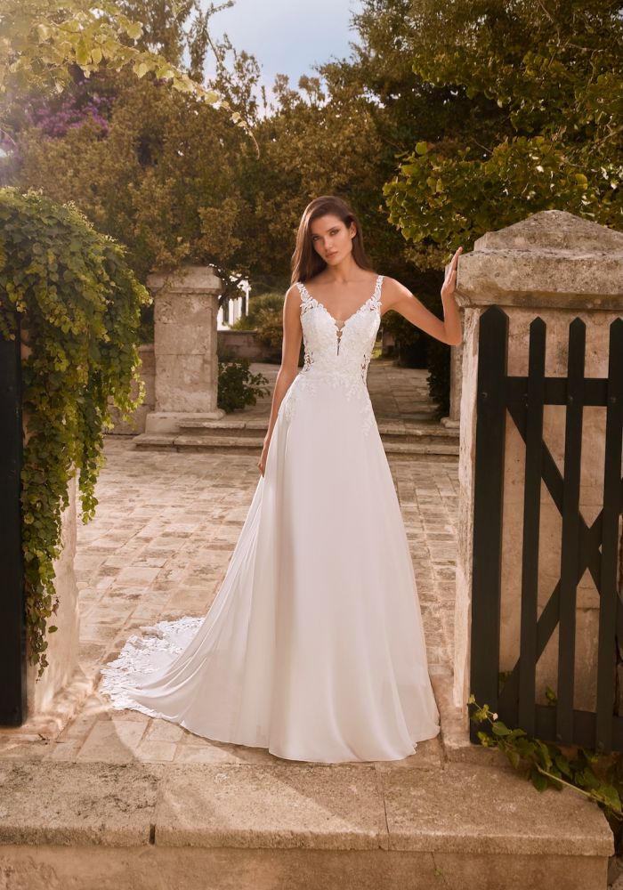 Robe de mariée AMELIA de ALBERTO PALATCHI – Nicéa Mariage Nice